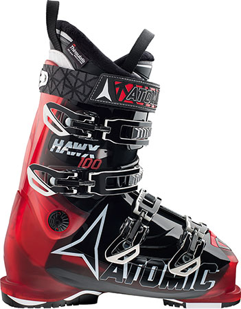 buty narciarskie Atomic HAWX 100 TRANSPARENT RED