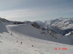 Na przełęczy Eisjoch, w tle z prawej Golden Gate w Soelden