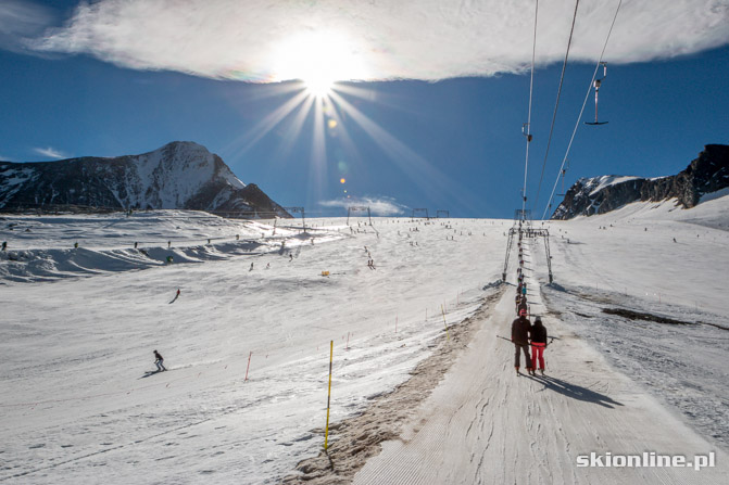 Galeria: Kaprun lodowiec Kitzsteinhorn - październik 2013