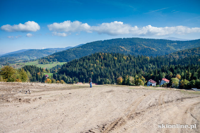 Galeria: Pilsko, Korbielów budowa krzesła 29.09.2012