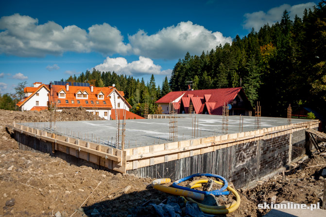 Galeria: Pilsko, Korbielów budowa krzesła 29.09.2012