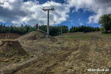 Beskid Sport Arena - budowa stacji, sierpień 2016