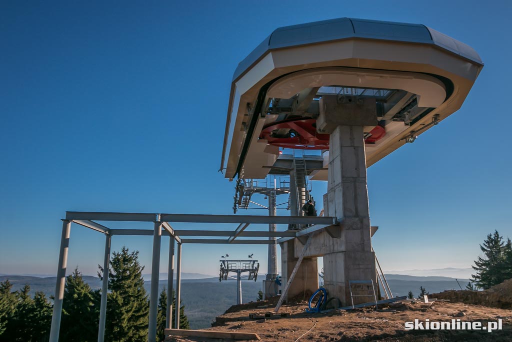 Galeria: Zieleniec budowa kolei Skyway Express