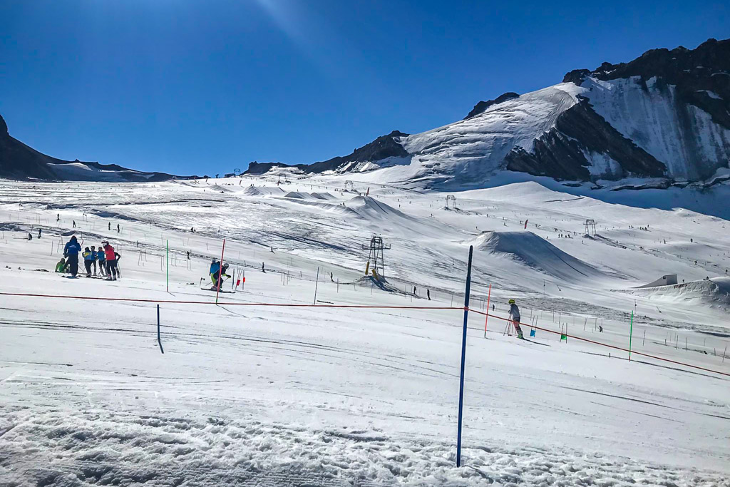 Galeria: Lodowiec Passo Stelvio - Stilfser Joch we Włoszech