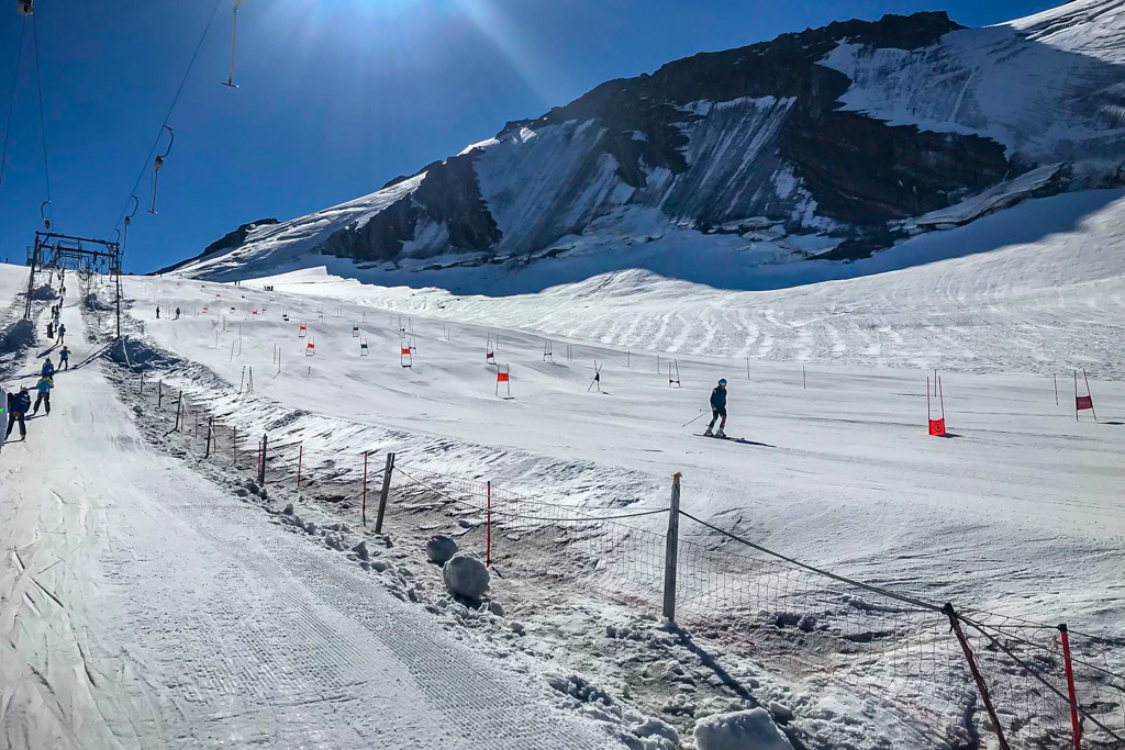 Galeria: Lodowiec Passo Stelvio - Stilfser Joch we Włoszech