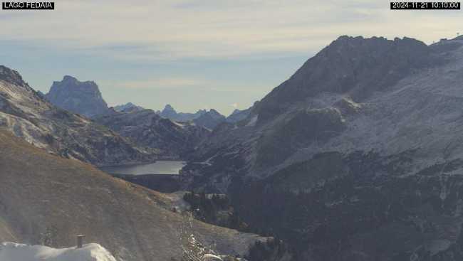 Lago e Passo Fedaia