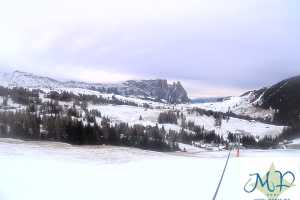 Kamera Seiser Alm / Alpe di Siusi  widok z Monte Piz