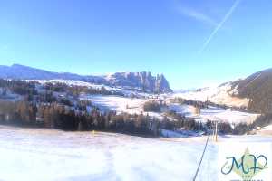 Kamera Seiser Alm / Alpe di Siusi  widok z Monte Piz