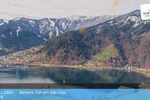 Kamera Zell am See  Widok na jezioro