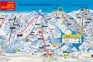 Hochzillertal Zillertal, Tyrol, Austria - informacje, opis, mapa tras