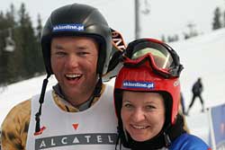 Marta Berezik i Wojtek Podgórny fot. J. Ciszak/skionline.pl